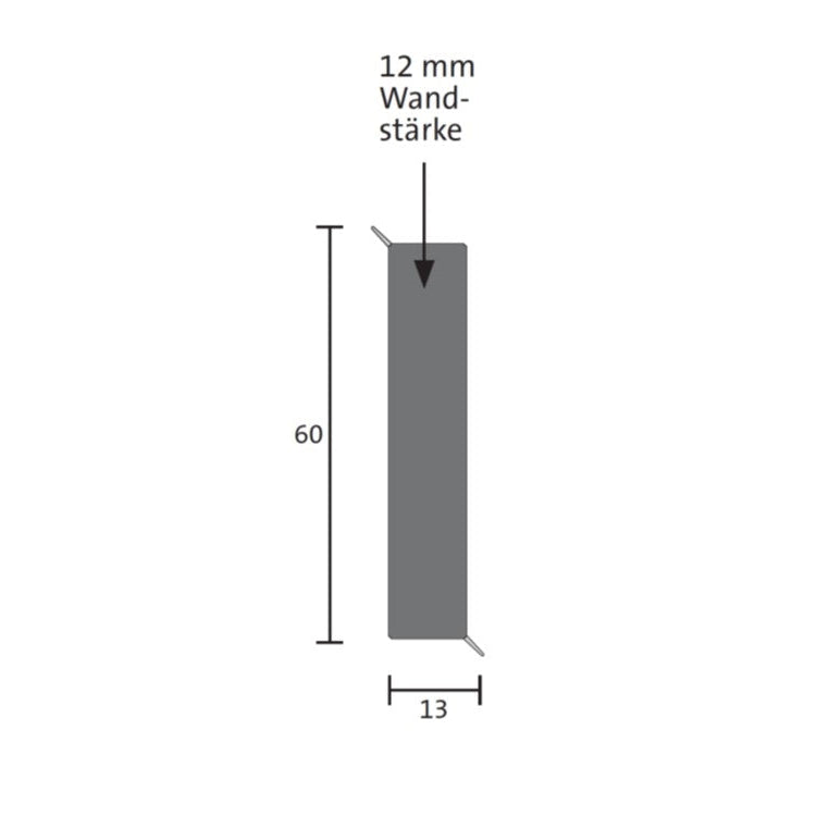 Q12G 2,5m 60/13 glatte Oberfläche 10655 Bolta – 1594 schwarz