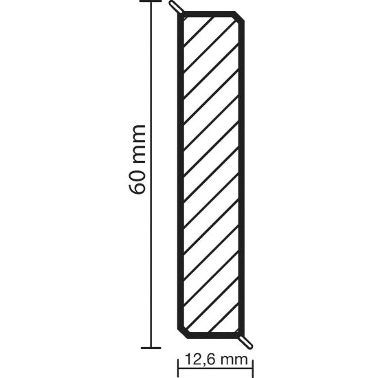 Cubu flex life 60 60mm Höhe – 1408 weiß (RAL 9016)