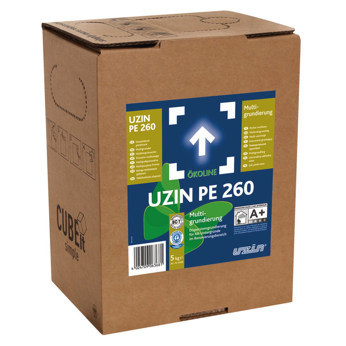 UZIN PE 260 Dispersionsgrundierung – Geb. a 5 Kg Cube