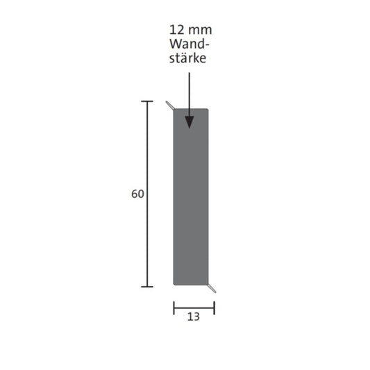 Q12G 2,5m 60/13 glatte Oberfläche 10655 Bolta – 1594 schwarz