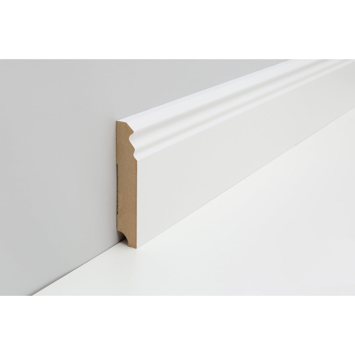 Profil-Sockelleiste*MDF*-FOLIE ummantelt – P846 PROF.18x 96mm Weiß WS16