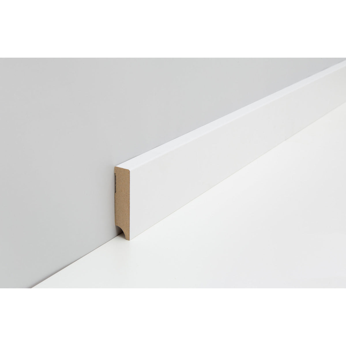 Profil-Sockelleiste*MDF*-FOLIE ummantelt – M431 CUBE 14x 58mm Weiß WS16