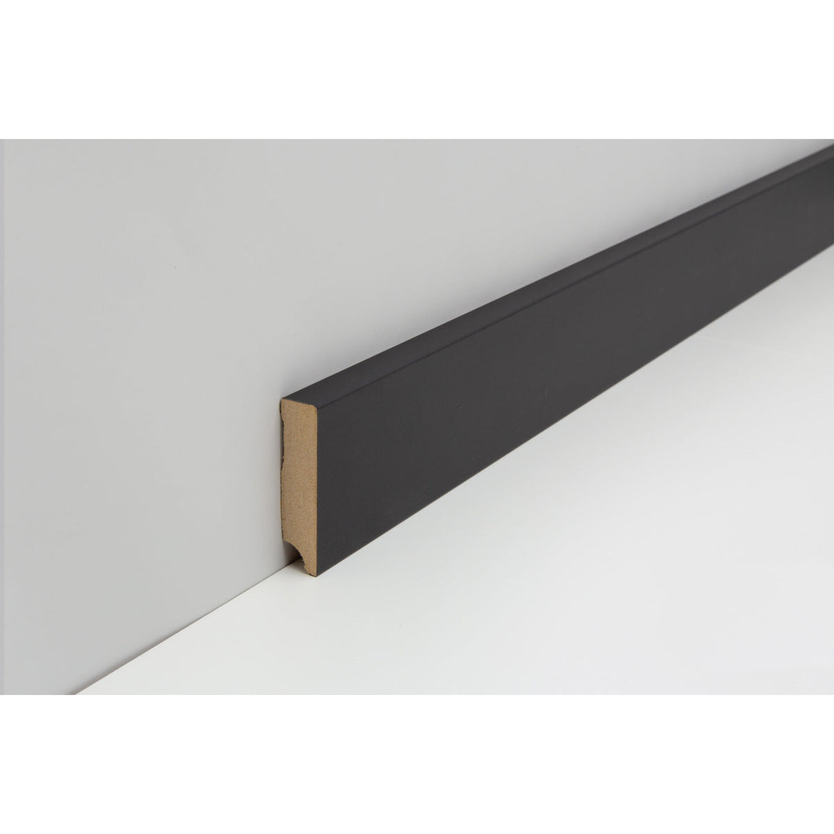 Profil-Sockelleiste*MDF*-FOLIE ummantelt – M431 CUBE 14x 58mm SchwarzSW21
