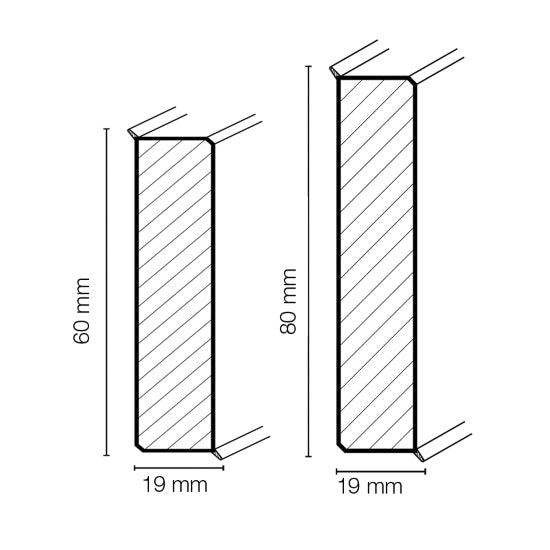 Cubu flex life XL 80/19 80mm Höhe – 1012/1202 lichtgrau