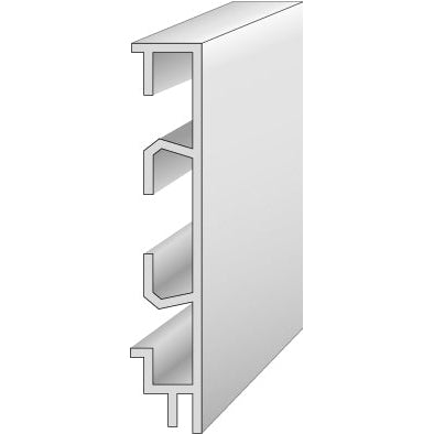 Sockelleiste 60x11 Conte. – silber 694182 2,5m